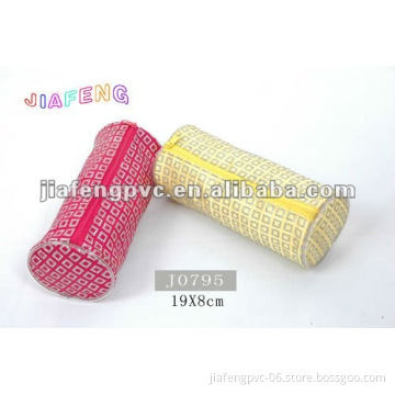PVC Cylindric Stationery Bag With Full Print